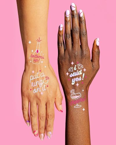 Bride's Ring Finger Temporary Tattoos - Foil Bachelorette Party Favors
