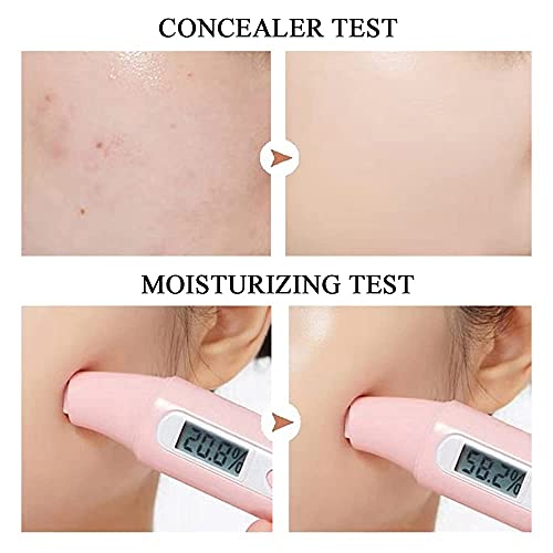 Air Cushion CC Cream Mushroom Head Foundation, Moisturizing BB Cream Makeup Long Lasting Matte Concealer (Natural)