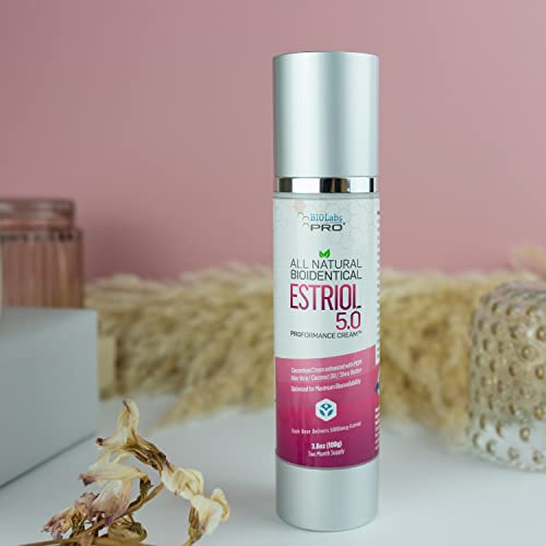 UltraSpa Skincare BIOLabs PRO Natural Bioidentical Estriol Beauty Cosmetic Cream For Women, Three Month Supply (3.6 oz)
