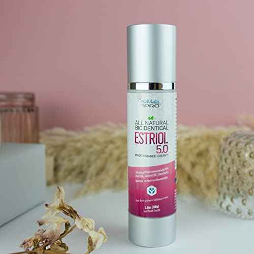 UltraSpa Skincare BIOLabs PRO Natural Bioidentical Estriol Beauty Cosmetic Cream For Women, Three Month Supply (3.6 oz)