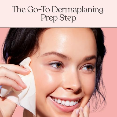 Pre-Shave Oil Wipes for Dermaplaning & Shaving - Vegan, 6 Pack
