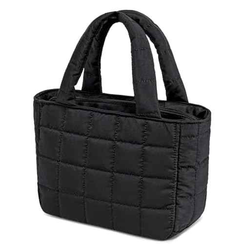 CAMTOP Makeup Bag Women Girls Cosmetic Bags Travel Toiletry Purse Zipper Pouch (Black)