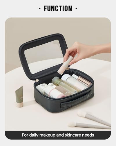 EACHY Clear Makeup Bag – Waterproof Travel Cosmetic Organizer
