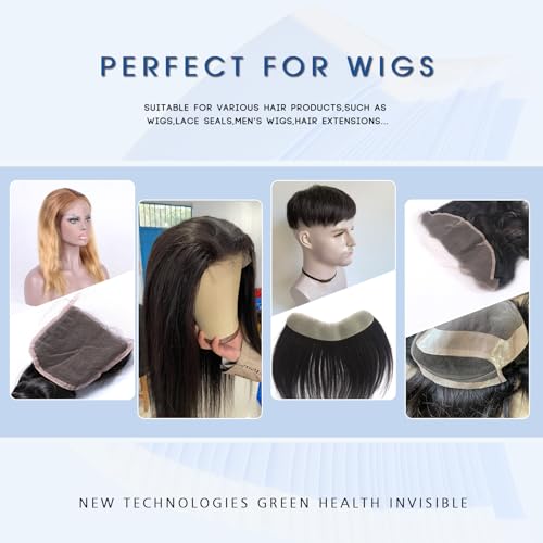 36pcs Blue Double Sided Waterproof Lace Wigs Adhesive Tape Strips for Lace Front Wig Toupee