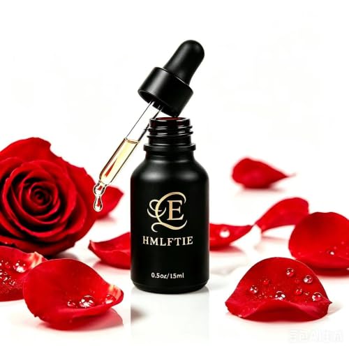 Women’s Pheromone Perfume Oil with Rose & Jasmine - Long Lasting 0.5 oz