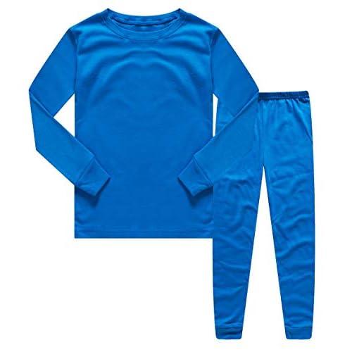 Family Feeling Kids & Toddler Boys Pajamas 2 Piece Pjs Set 100% Cotton Sleepwear