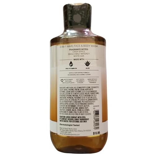 Bath & Body Works Whiskey Reserve 3-in-1 Hair, Face & Body Wash and Bar Soap