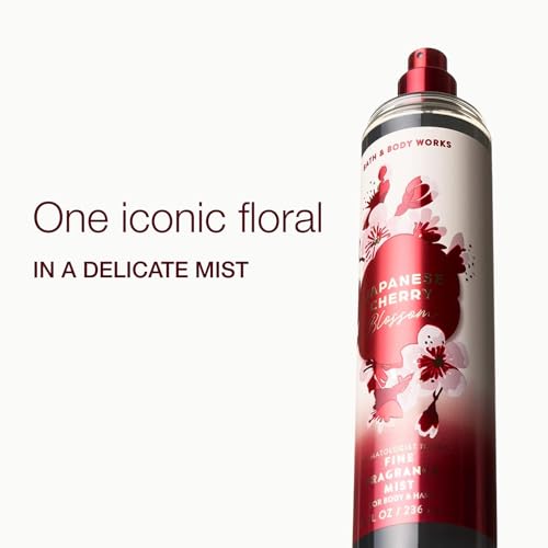 Bath & Body Works Japanese Cherry Blossom Fragrance Mist, 8 fl oz (2-Pack)