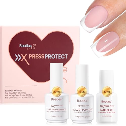 Beetles Fast Dry Nail Glue & Builder Top Coat Set