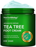 Tea Tree Oil Foot Cream - Hydrating Natural Foot Moisturizer for Dry, Rough Skin