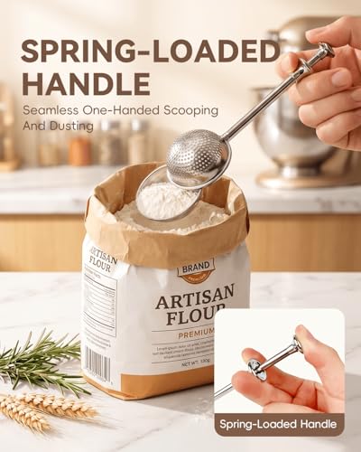 Bread Lame & Flour Duster Set with 5 Blades