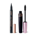 Skone Cosmetics Tattooed Eyeliner & Waterproof Mascara Bundle Duo - Pigmented Liquid Eye Liner & Quality-Smudge Proof Lashes Volumizing Mascara - Black Waterproof Eyeliner and Mascara Set