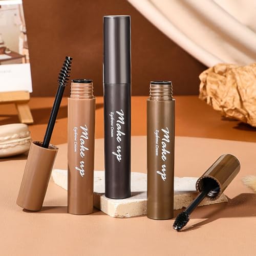 Amy's Diary 2pcs Brunette Brow Gel Set 01# Volumizing Waterproof Wax-Gel Hybrid
