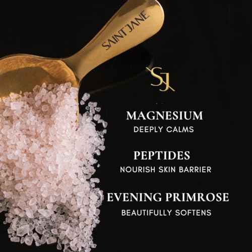 SAINT JANE - Deep Sleep Bath Salts with Magnesium + Peptides | Luxury, Floral-Infused, Clean Skincare (12 oz | 355 ml)