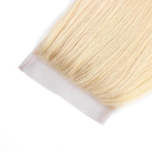 613 Blonde Lace Closure 4x4 HD Transparent 26" Human Hair