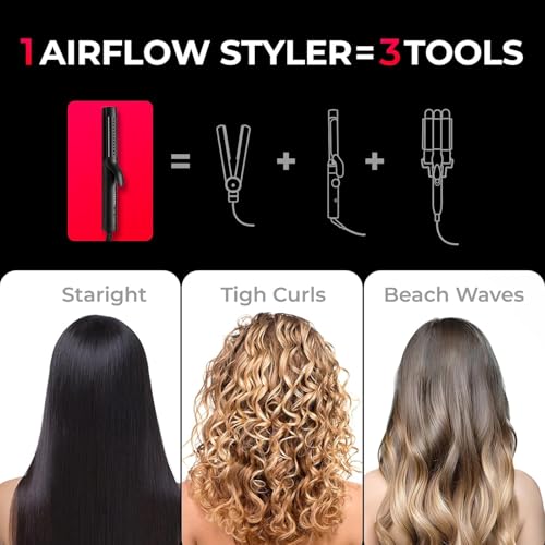 TYMO Airflow 2.0 2-in-1 Curling Iron & Hair Straightener