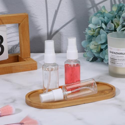 100 Pcs Mini Spray Bottles 1 oz Clear Plastic Fine Mist Spray Bottles with Small Funnels Empty Plastic Bottles Travel Bottle for Essential Oils Travel Perfumes