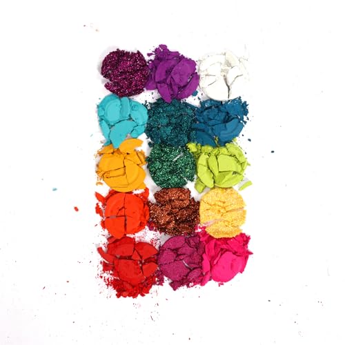 Kiss NEW YORK 15-Color Eyeshadow Palette, Blendable & Long Lasting