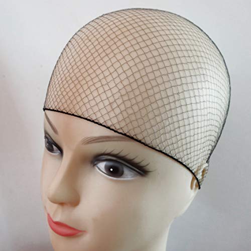 Hair Net 50 Pack - Invisible Elastic Mesh for Bun & Food Service