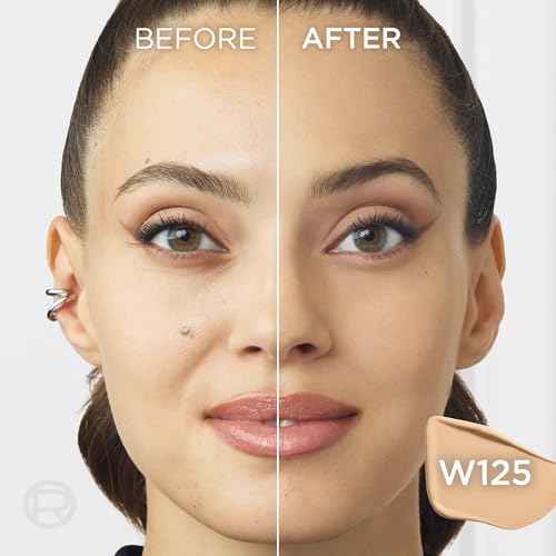 L'Oreal Paris Infallible Skin Ink 2-in-1 Foundation Concealer Hybrid Face Makeup, up to 48HR Transfer-Resistant with Buildable Light to Full Coverage, 125 Light Warm