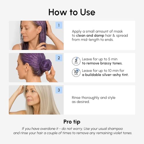 MAREE Purple Hair Mask - Anti Yellow Blonde Toner & Deep Conditioner