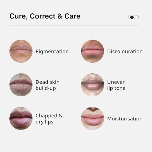 Lip Scrub and Tinted Lip Balm Set for Men and Women - Moisturizing & UV Protection
