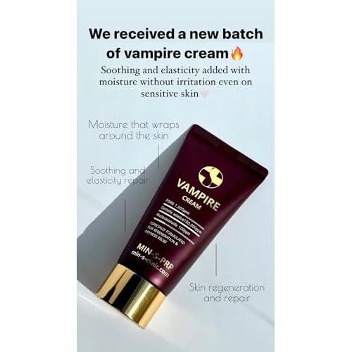Vampire Cream with PDRN, Centella Asiatica & Madecassoside ? Skin Regeneration & Soothing Hydration for a Youthful Glow