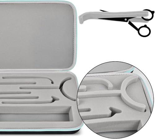 GWCASE High Frequency Wand Storage Case for NuDerma & Facial Machines, Black