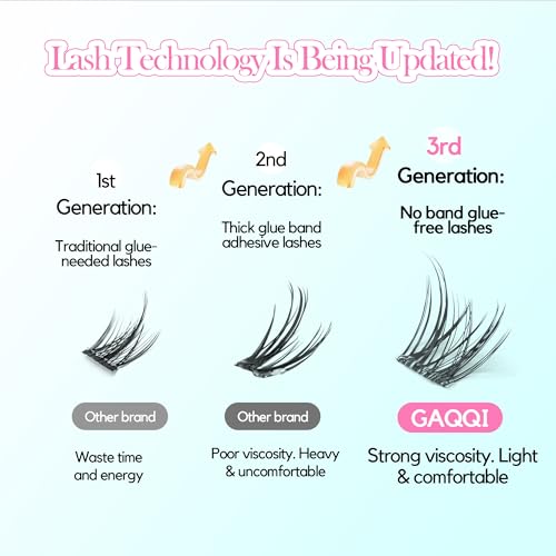 Self Adhesive Eyelash Clusters No Band 10-16mm Wispy