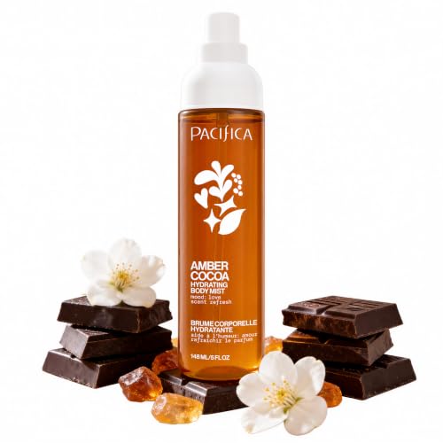 Pacifica Amber Cocoa Gourmand Body Mist for Women, 5 oz – Amber Cocoa Variation