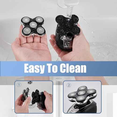 Balder Pro Shaver Peplacement Heads for Remington Balder Pro Head Shaver Model XR7000/XR1500/XR1501 Electric Shaving for Bald Men (Heads/1pc)