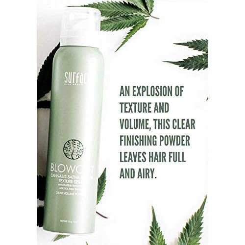 SURFACE Hair Blowout Hair Texture Spray for Women and Men, 4 oz - Heat Protecting, Volumizing Spray Lychee and Maracuja Oil - Premium Blowout Hair Products for Styling