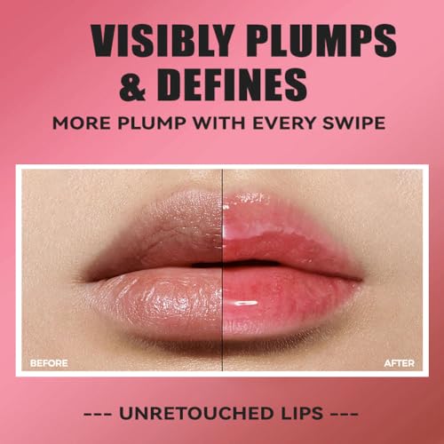 4 Colors Lip Oil Lip Glaze, Hydrating Lip Glow Oil Fit Oil Lip Care, Shiny Transparent Lip Gloss Plumping,Long Lasting Nourishing Non-sticky Fresh Clear Smooth Lip Care Product-Set A