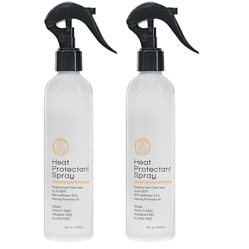 Suavecita Heat Protectant Spray. Cruelty-Free and Vegan Nourishing Mist that Protects Against Heat for Women (8 ounce) (Pack of 2)
