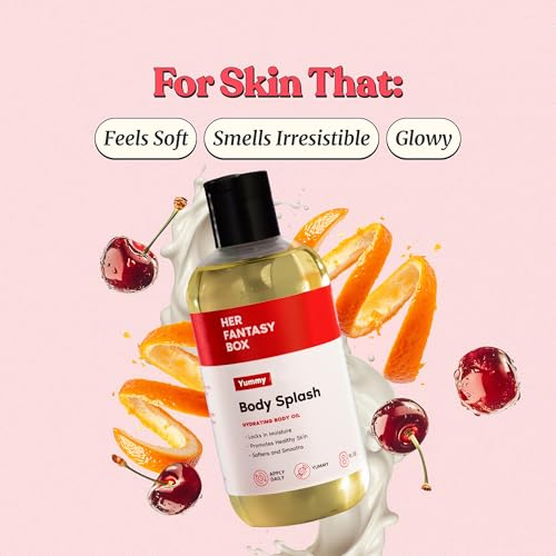 Her Fantasy Box Yummy Body Splash Oil – Hydrating Moisturizer