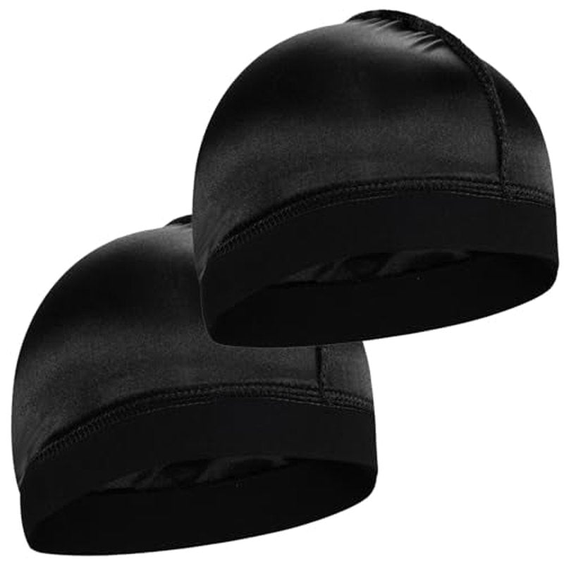 2-Pack Silky Wave Cap for Men - Thick Hair 360 Waves