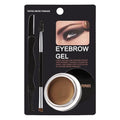 Eyebrow Pomade Kit,Long Lasting Waterproof Medium Brown Tinted Eye Brow Pomade Set with Brush Razor,Smudge-proof Eyebrow Cream Tint Brow Tinting Gel,Christmas Makeup Gift for Women Girl-02