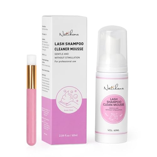Lash Shampoo Kit 60ml Gentle Cleanser for Extensions & Natural Lashes