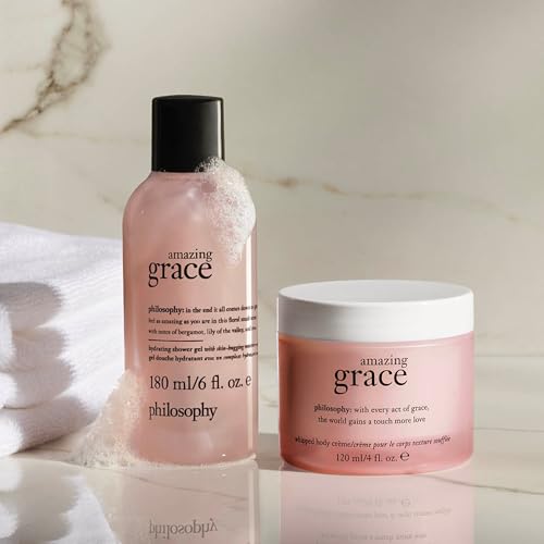 philosophy you're so amazing gift set - 2-pc. amazing grace hydrating shower gel (6oz) & whipped body cr?me (4oz) - moisturizing bath & body duo for women