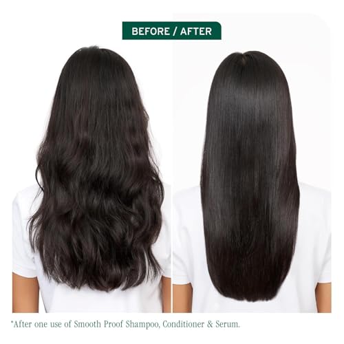 Biolage Smooth Proof Shampoo - Gently Cleanses and Adds Shine, Nourishes, Moisturizes & Tames Frizz, For All Frizzy Hair Types, With Camellia Oil & Glycerin, Vegan & Paraben-Free, 33.8 Fl Oz