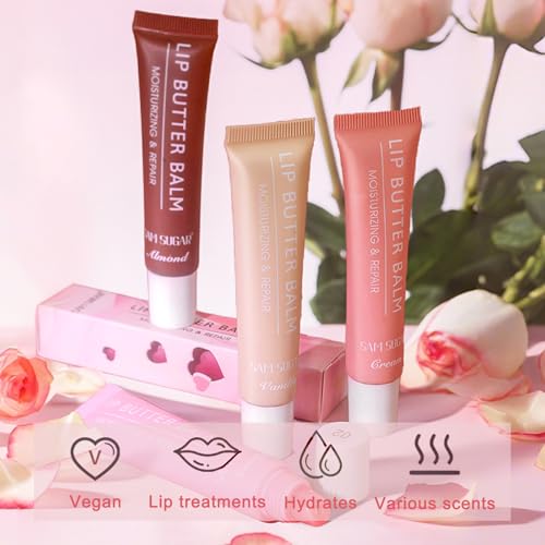 Bekoeen Butter Lip Balm - 5 Colors High Shine Tinted Lip Gloss