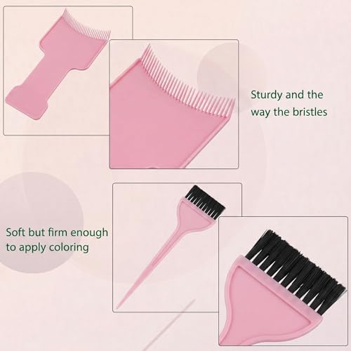 Mudder Hair Highlighting Board Kit with Brush - 4 Piece Set
