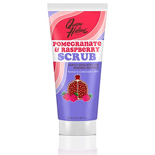 Queen Helene Facial Scrub, Pomegranate & Raspberry, 6 Ounce [Packaging May Vary]