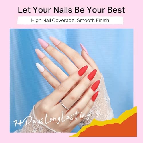 MIZHSE Quick Dry Nail Polish Set, 24 Colors - Fast Drying