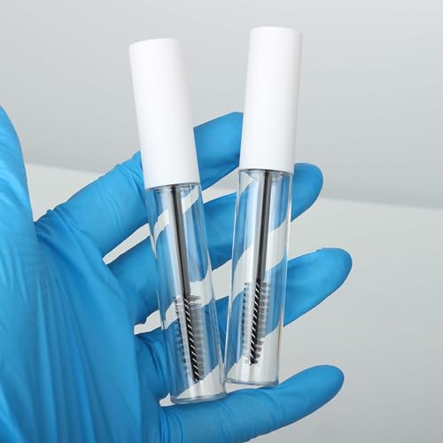 COSIDEA 12pcs 10ml Empty Mascara Bottles - Plastic Eyeliner Tubes