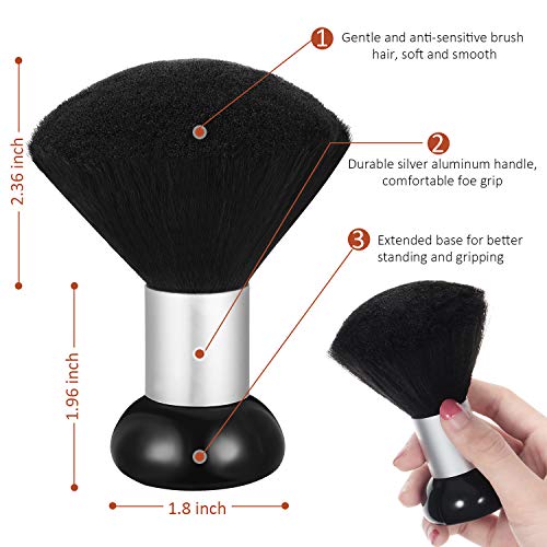 Patelai 3 Pack Soft Hair Cutting Neck Duster Brushes for Hair Styling & Cleaning