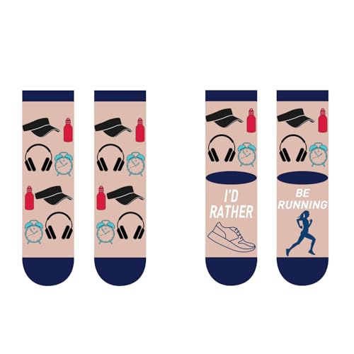 Cool Runner Gifts Women Cross Country Running Gifts Men Funny Runner Socks Runner Running Makeup Bag Gift for Runner