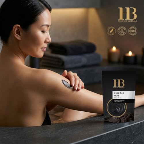 Dead Sea Mud Mask 600g - Mineral Rich Facial & Body Cleanser