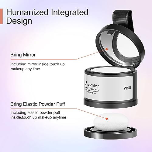 Acomler Hairline Shadow Powder Root Touch Up - White