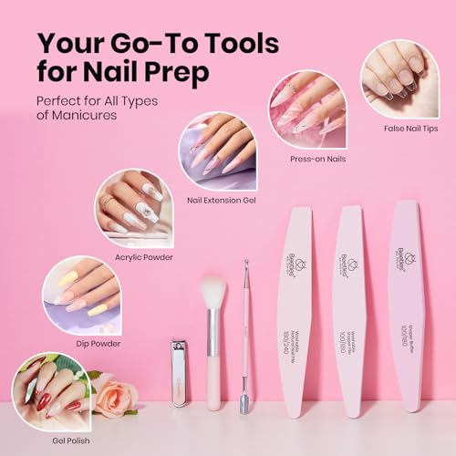 Beetles A-Clear Nail Prep Dehydrator & Primer Kit for Long-Lasting Manicure